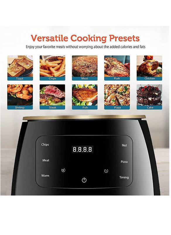 Digital Electric Hot Air Fryer with LCD Touch Screen