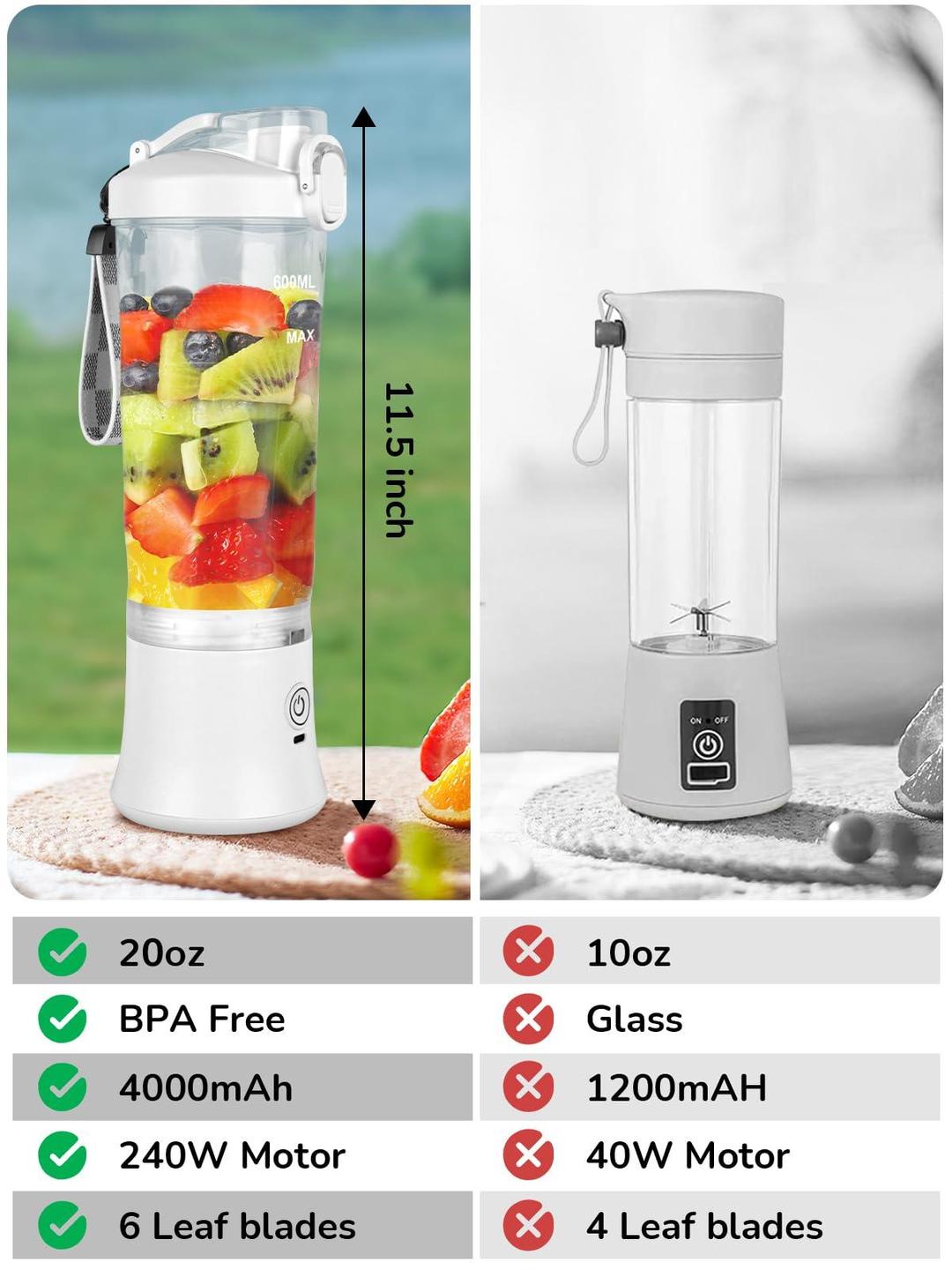 Portable Blender for Shakes and Smoothies