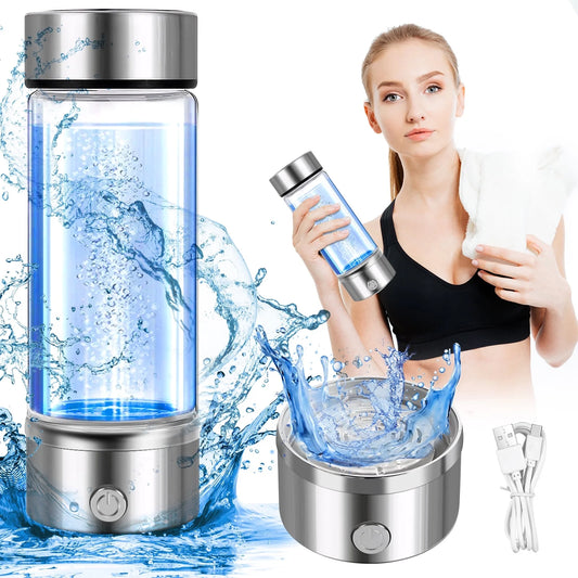 Hydrogen Water Generator Alkaline Maker Portable Water Ionizer Bottle